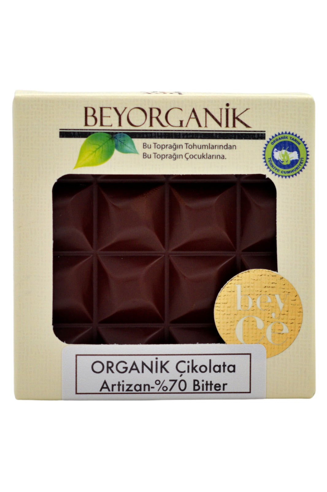Organik Çikolata Artizan %70 Bitter 40 gr
